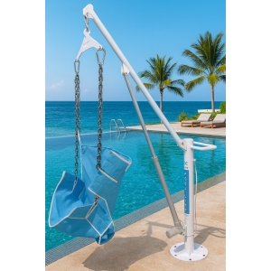 STAŁY PODNOŚNIK BASENOWY Z RAMIENIEM OBROTOWYM NART AQUAEASE